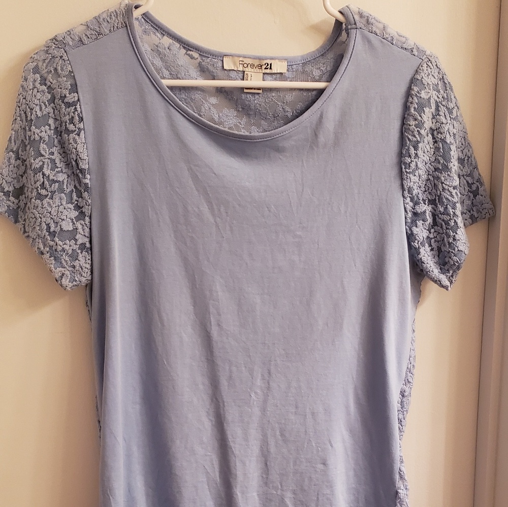 Blueish lavender tone women's blouse